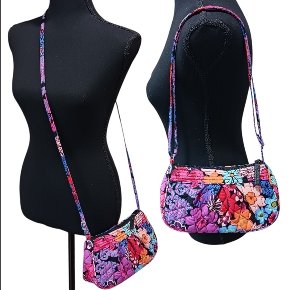 Vera Bradley Handbags - Vera Bradley Franni Bag Floral Fiesta Retired